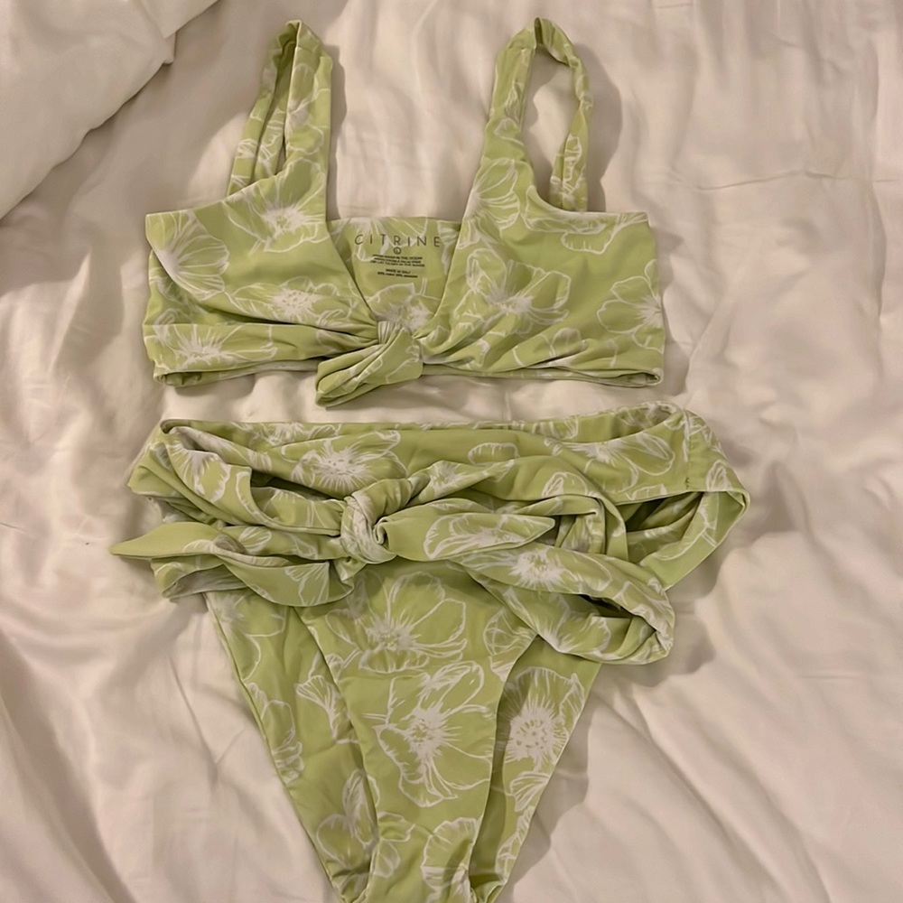 Citrine High Waisted Bikini
